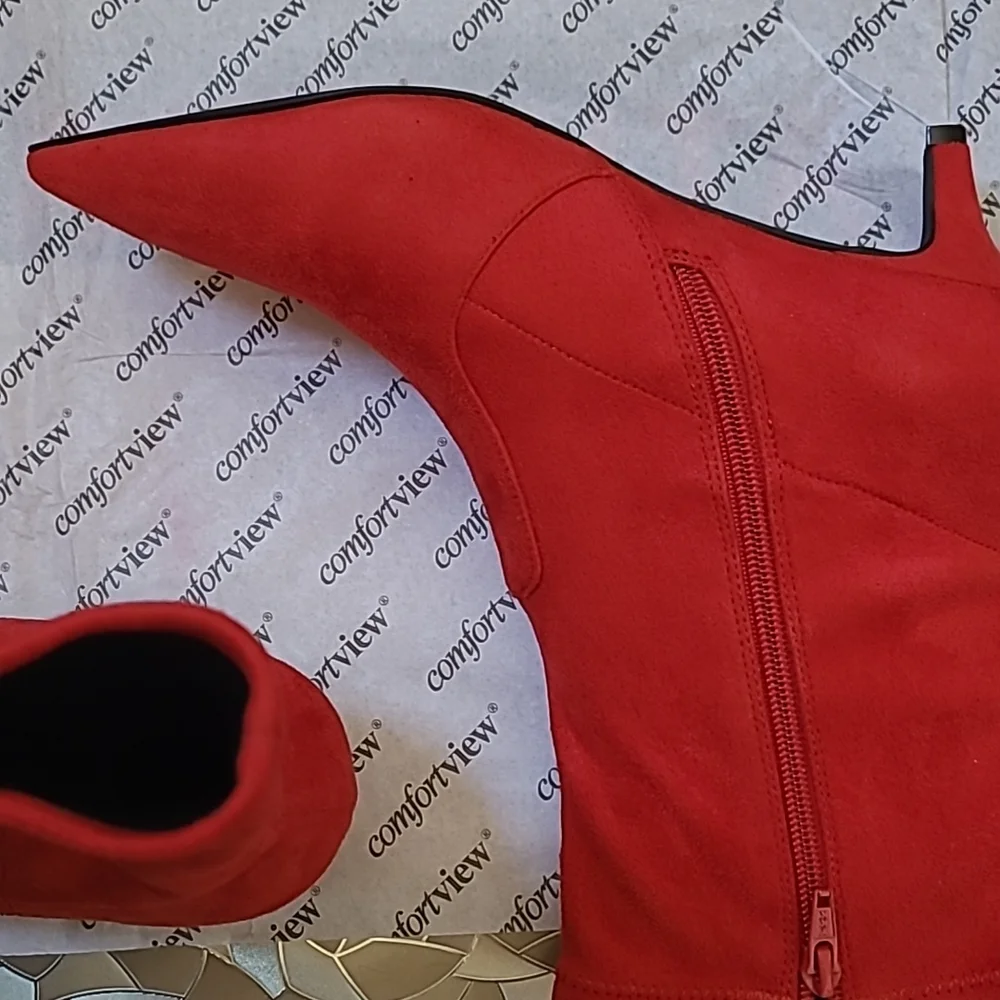 NWT red booties - Picture 8 of 8